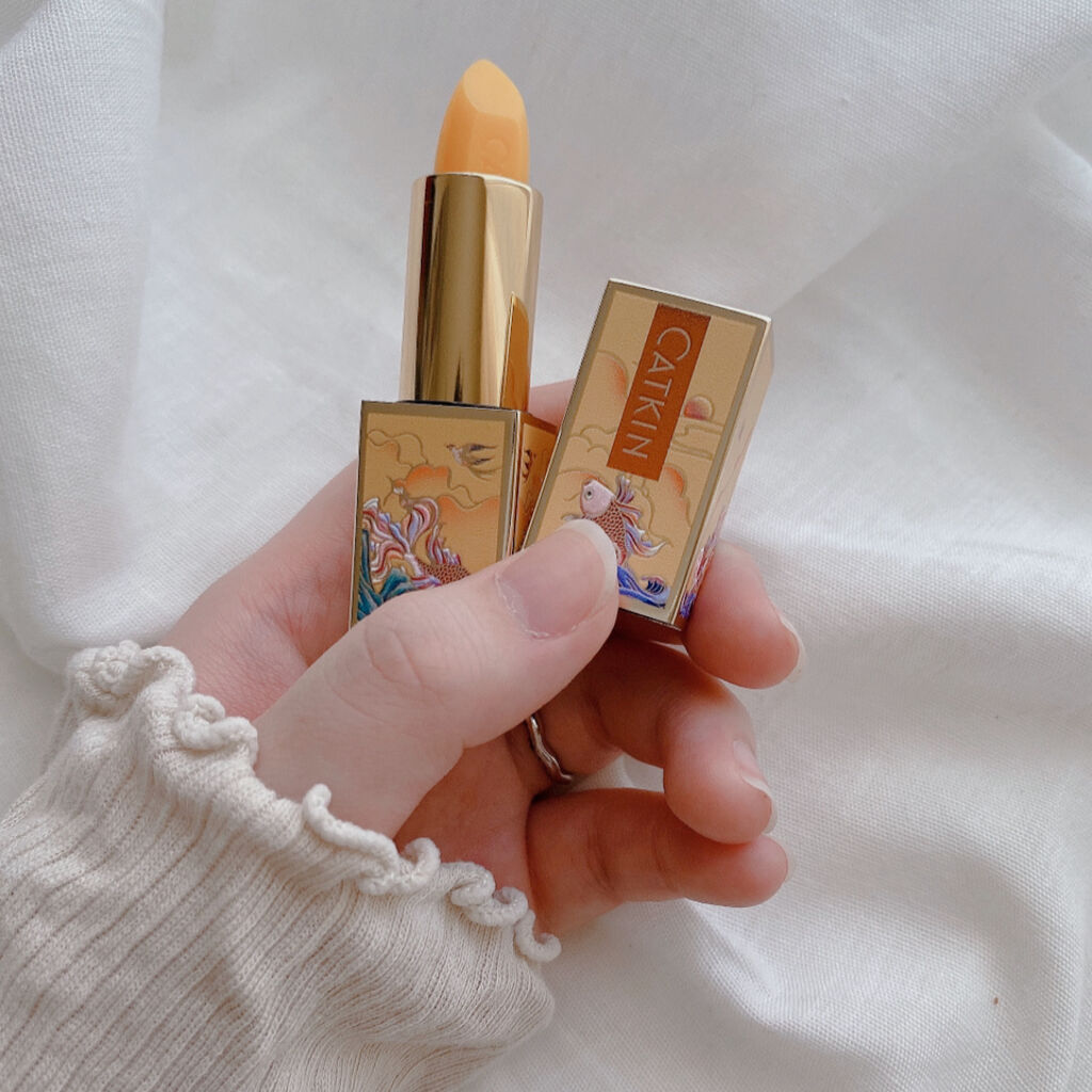 春江花月 保湿リップクリーム/CATKIN/リップケアを使ったクチコミ（2枚目）