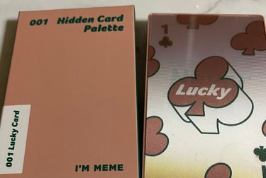 アイムヒドゥンカードパレット 001 ラッキーカード/i’m meme/パウダーアイシャドウを使ったクチコミ（2枚目）