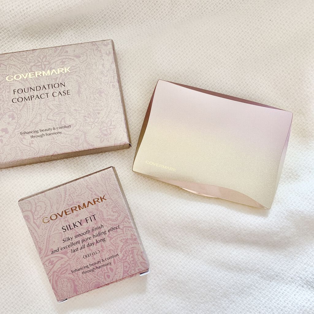 シルキー フィット/COVERMARK/パウダーファンデーションを使ったクチコミ（2枚目）