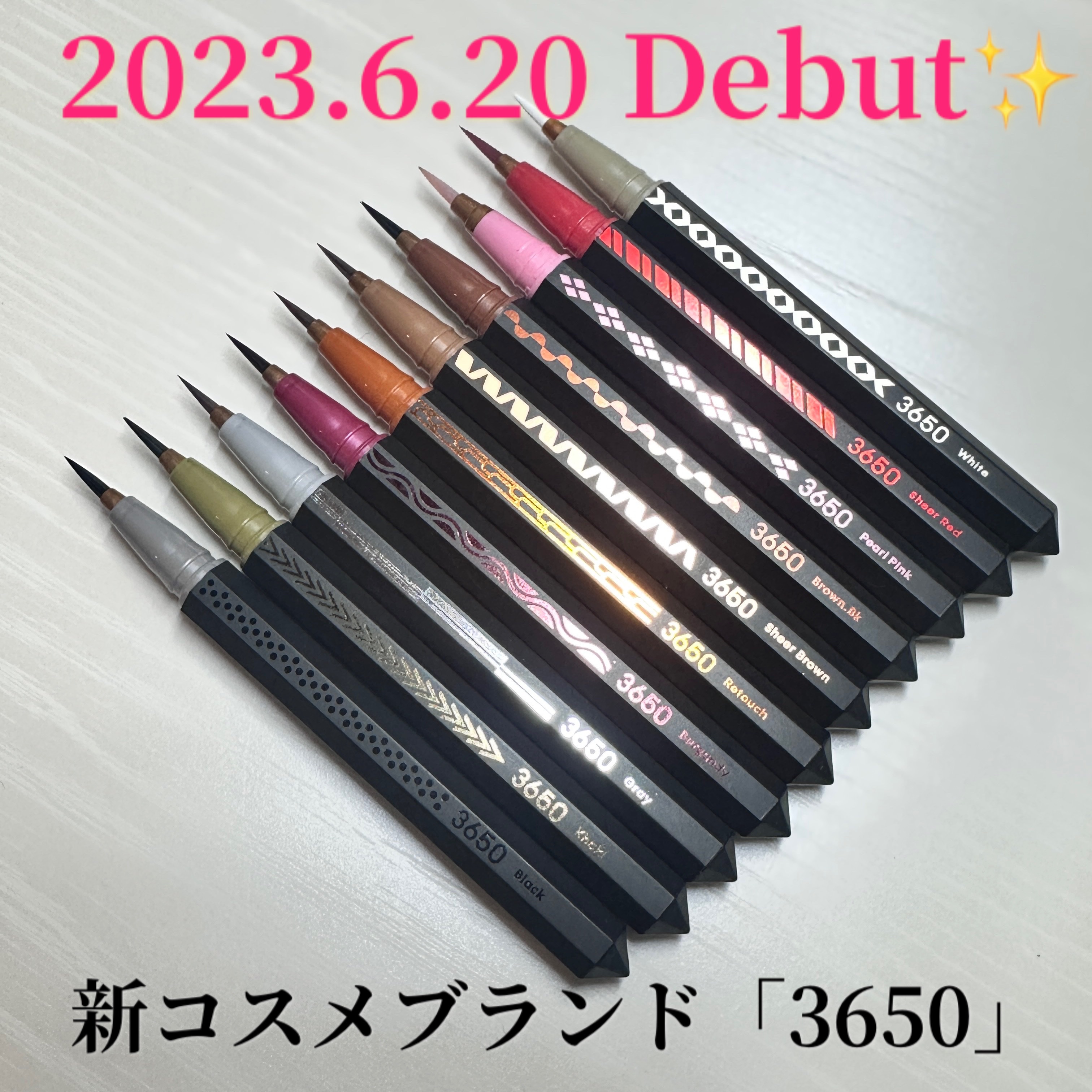 リキッドアイライナー  カーキ(Khaki)/3650/リキッドアイライナーを使ったクチコミ（1枚目）