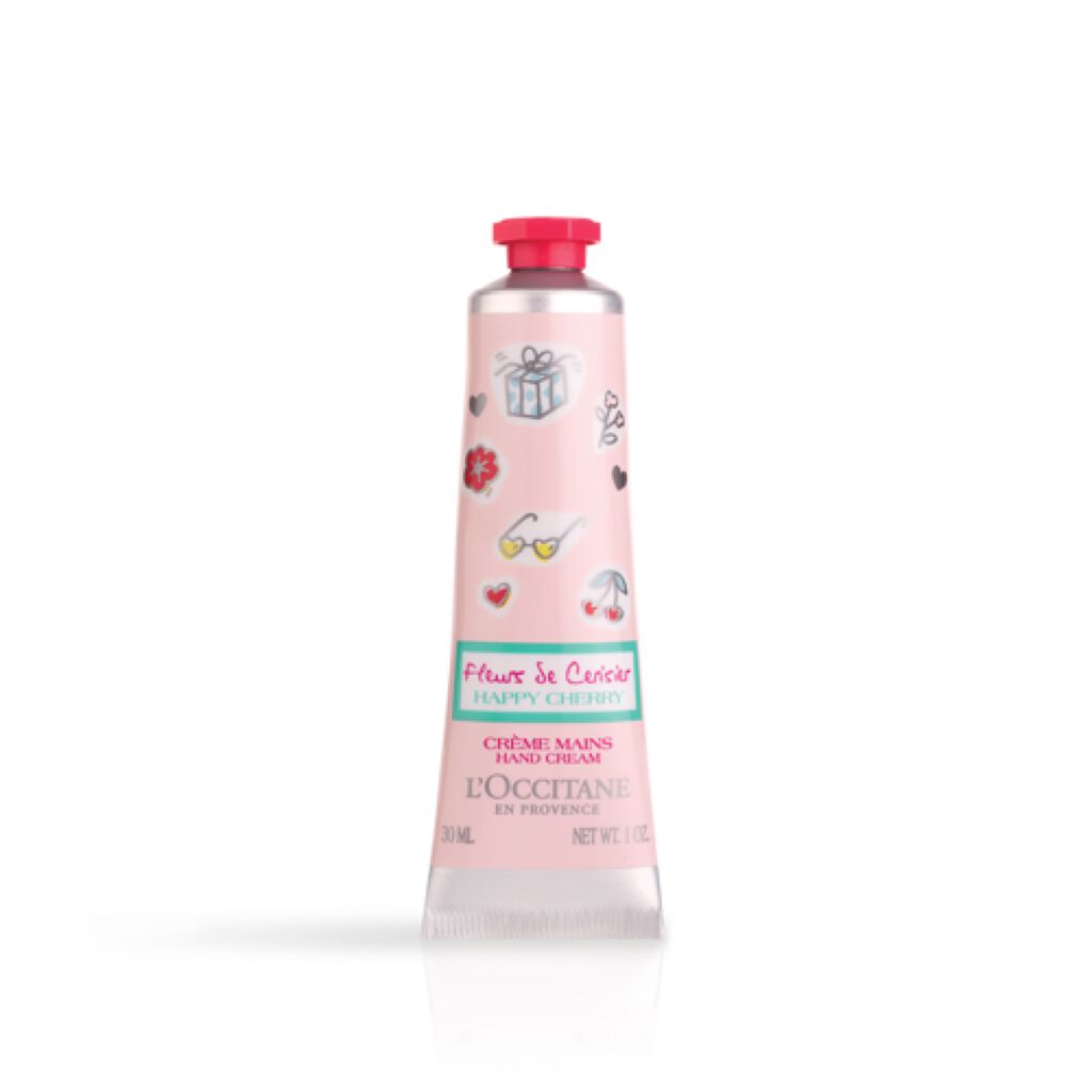 試してみた】ハッピーチェリー ハンドクリーム L'OCCITANEのリアルな