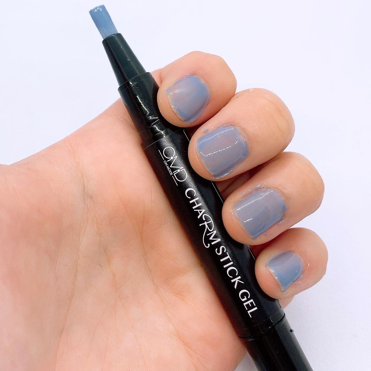チャームスティックジェル #31 レトロブルー/OMD/オールインワンネイルを使ったクチコミ（3枚目）