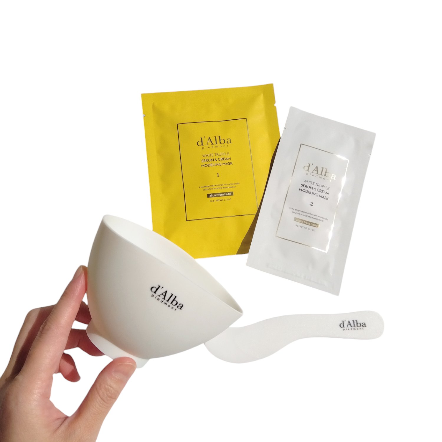 WHITE TRUFFLE SERUM & CREAM MODELING MASK/ダルバ/その他スキンケアを使ったクチコミ（2枚目）