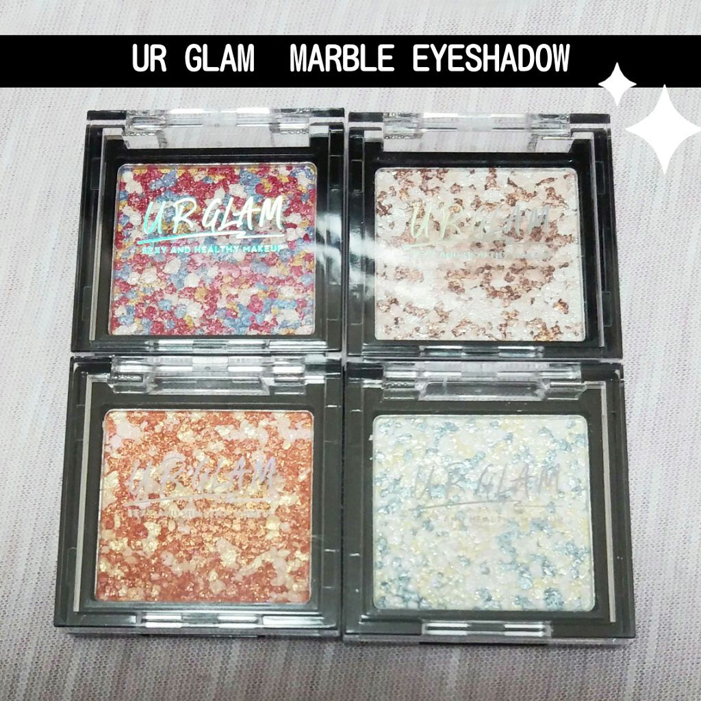 UR GLAM　MARBLE EYESHADOW/U R GLAM/単色アイシャドウを使ったクチコミ（1枚目）