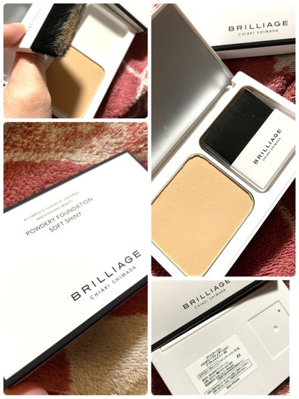 パウダリーファンデーション ソフトシャイニー/ブリリアージュ/パウダーファンデーションを使ったクチコミ(1枚目)
