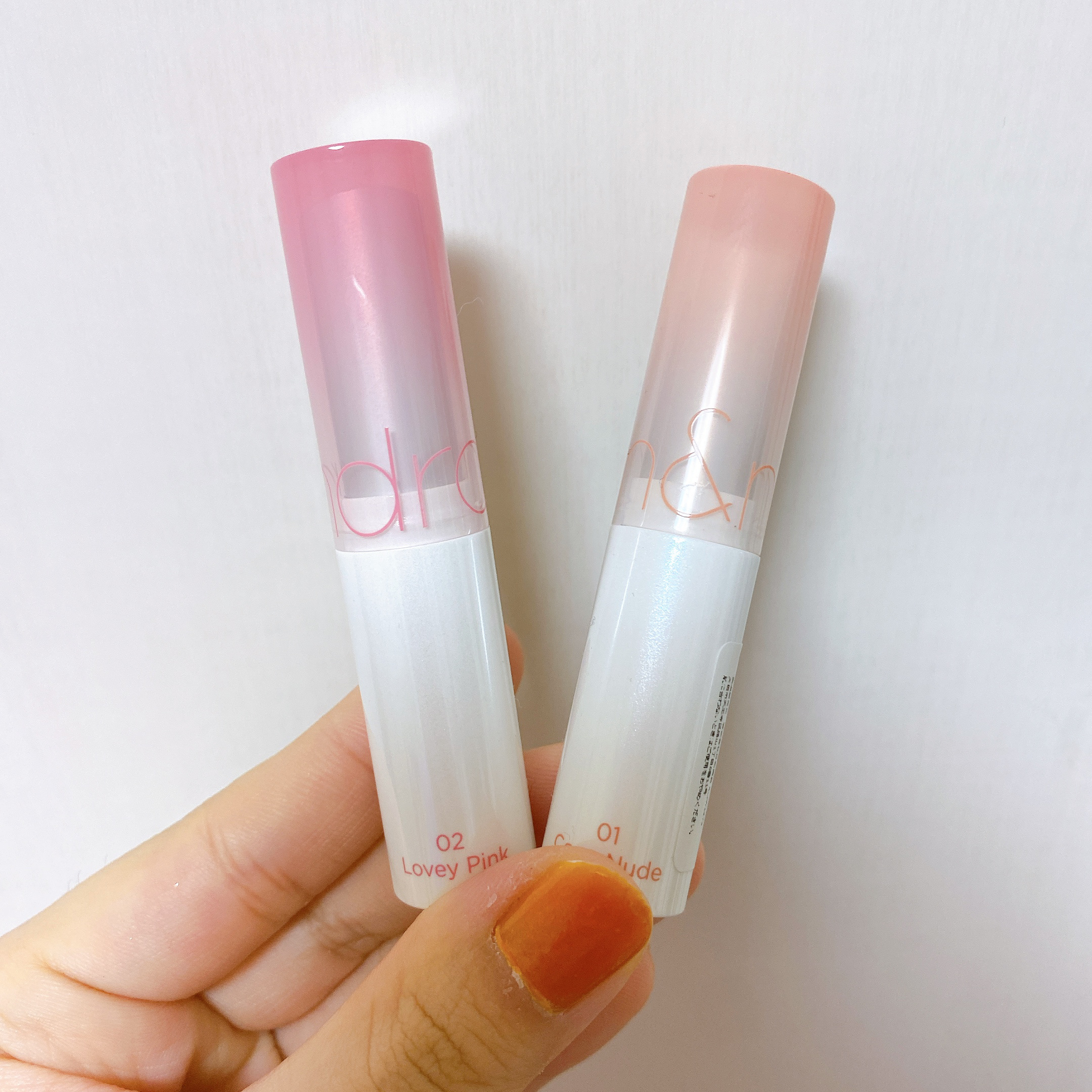 グラスティングメルティングバーム/rom&nd/リップバームを使ったクチコミ（3枚目）