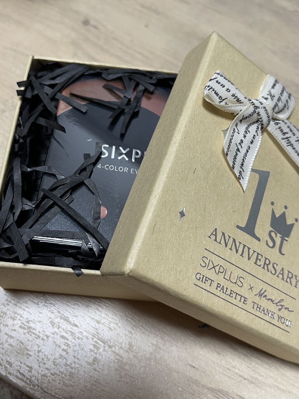 SIXPLUS 4色アイシャドウ #01ディープアース/SIXPLUS/アイシャドウパレットを使ったクチコミ（3枚目）