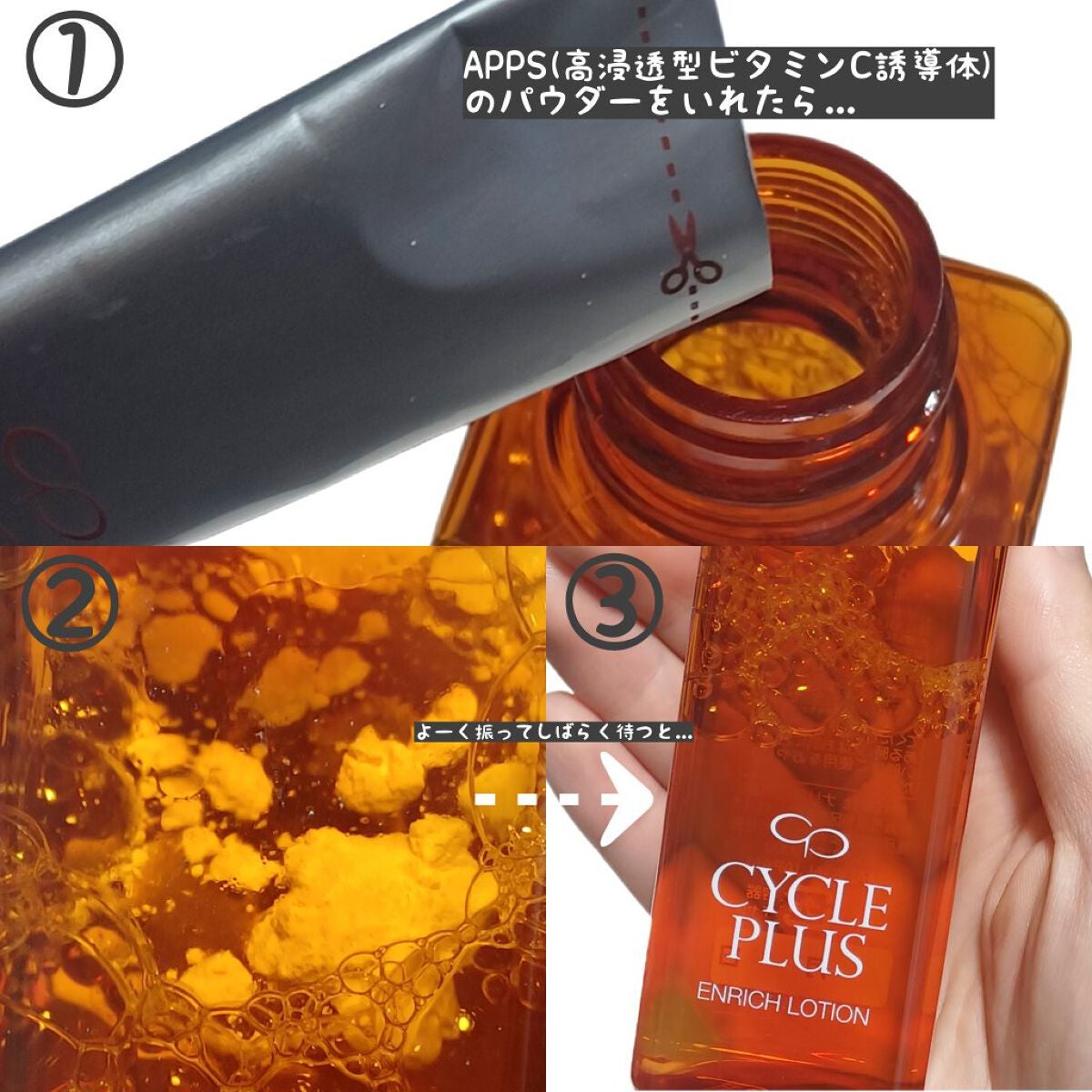 エンリッチ ローション/サイクルプラス/化粧水を使ったクチコミ(2枚目)