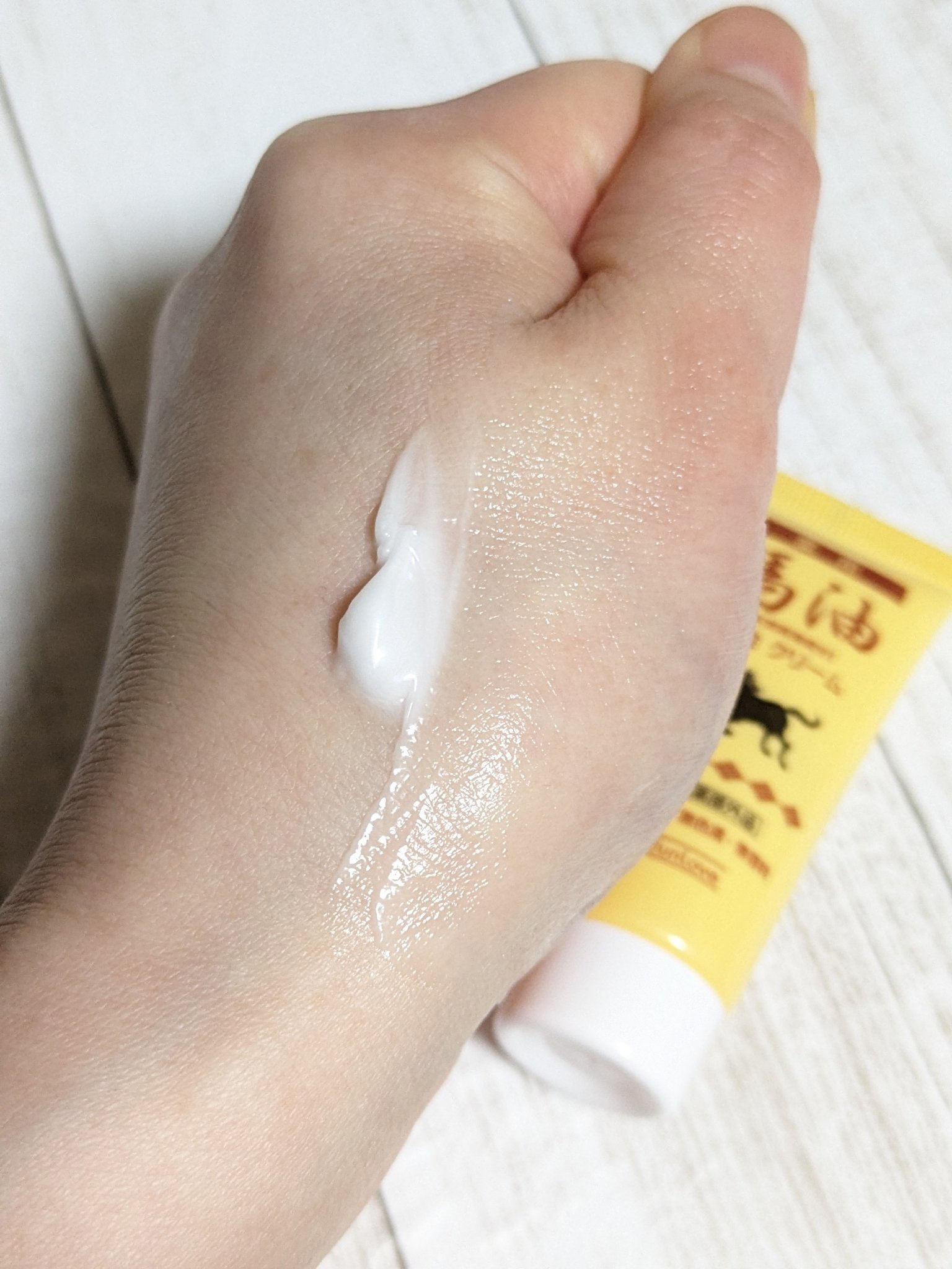 ジュンラブ　BYクリーム　(薬用馬油配合クリーム)/純ケミファ/フェイスクリームを使ったクチコミ（2枚目）