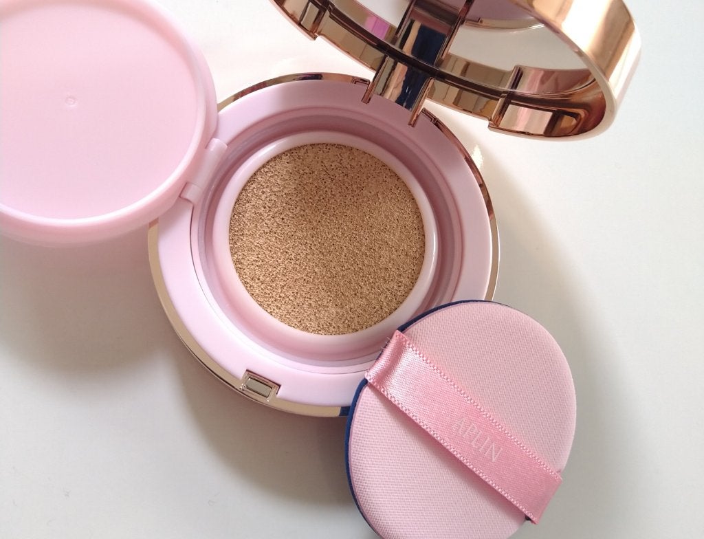 ピンクティーツリーカバーアップグロウクッション/APLIN/クッションファンデーションを使ったクチコミ(2枚目)