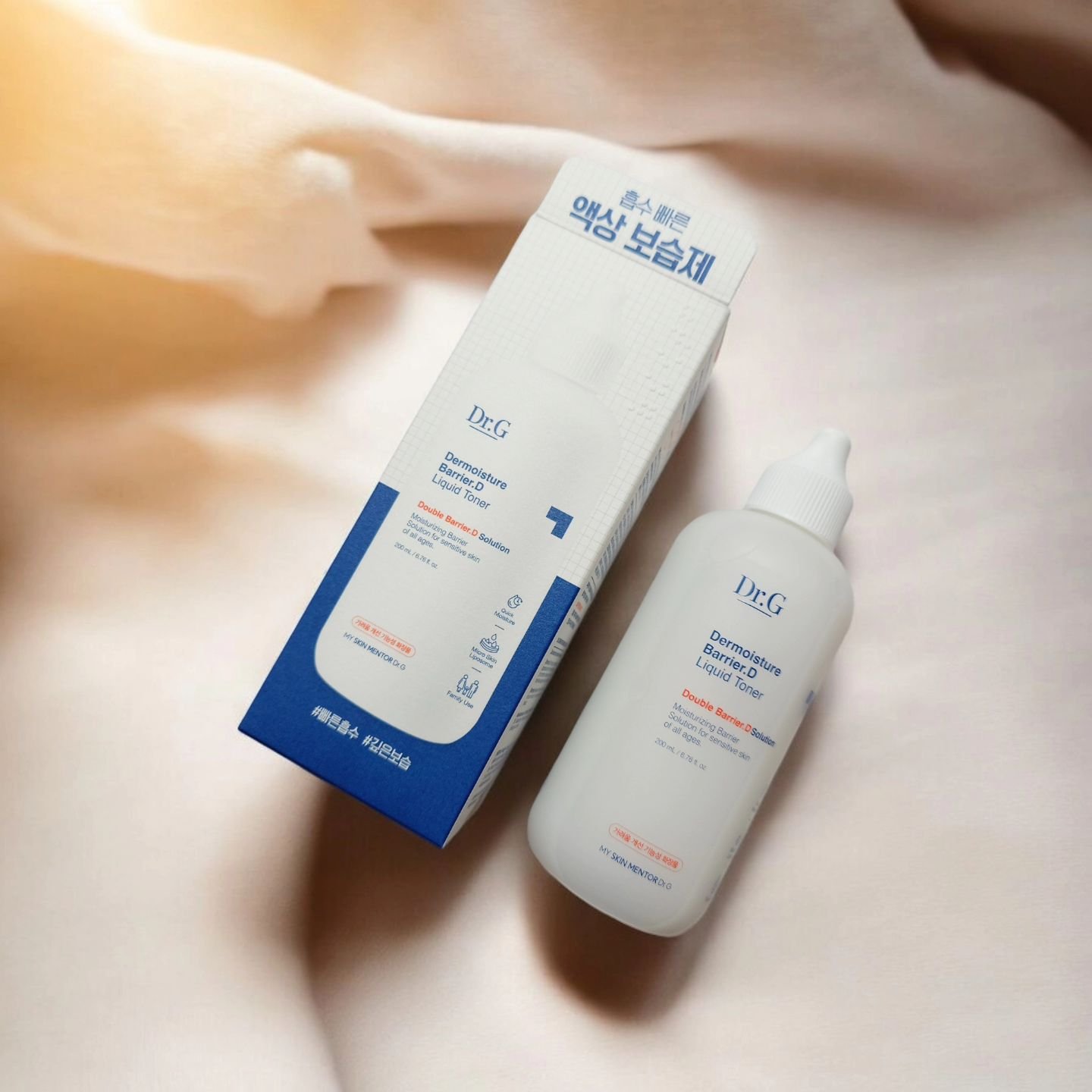 ザモイスチャーバリアDリキッドトナー/Dr.G/化粧水を使ったクチコミ（1枚目）