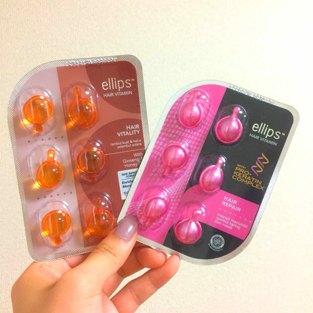 ヘアーオイル【トリートメント】/ellips/ヘアオイルを使ったクチコミ(3枚目)