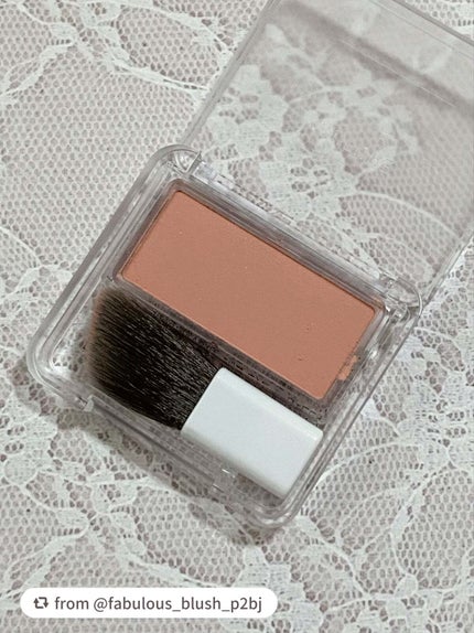 パウダー チーク/ちふれ/パウダーチークを使ったクチコミ(2枚目)