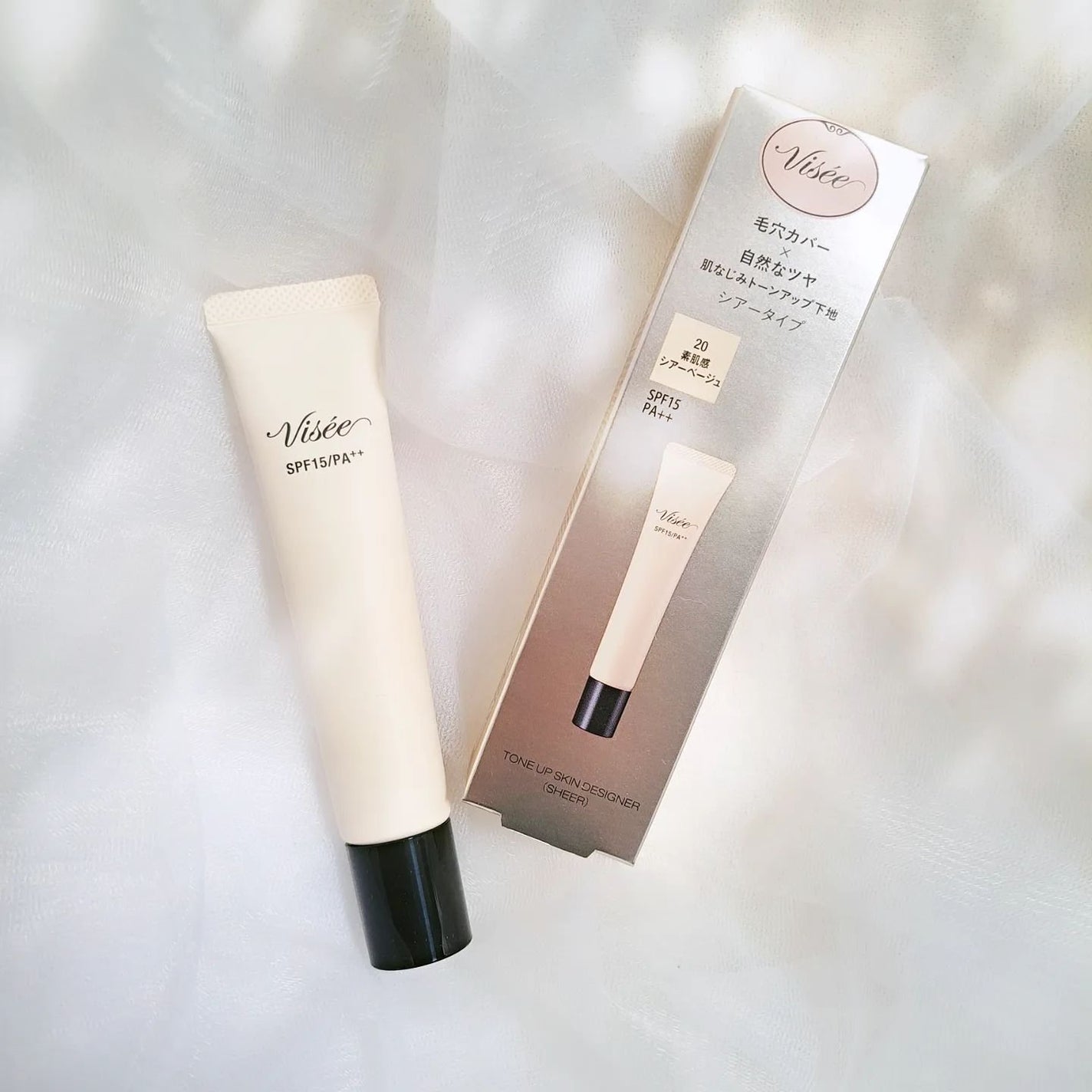 トーンアップ スキン デザイナー/Visée/化粧下地を使ったクチコミ(1枚目)