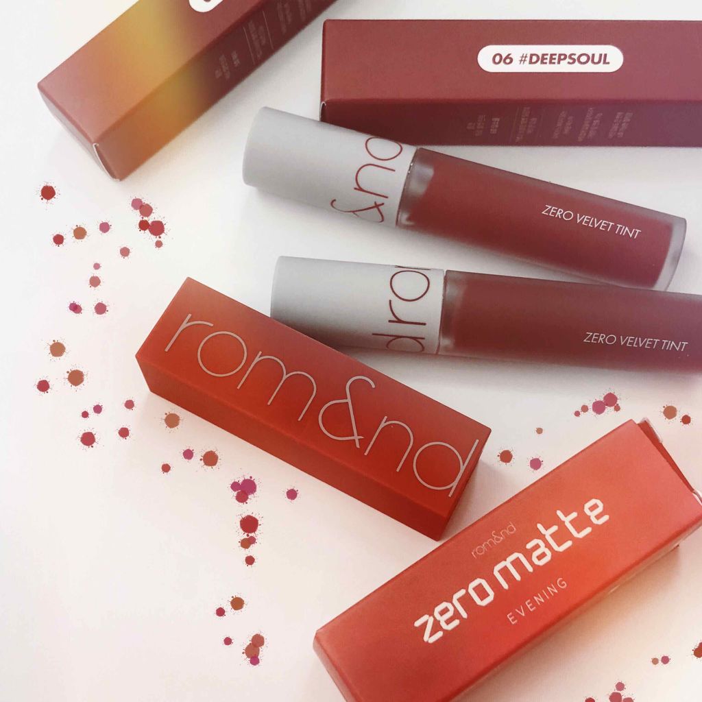 ゼログラムマットリップスティック/rom&nd/口紅を使ったクチコミ（1枚目）