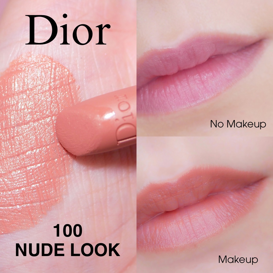 ルージュ ディオール 100S ヌード ルック サテン/Dior/口紅を使ったクチコミ（1枚目）