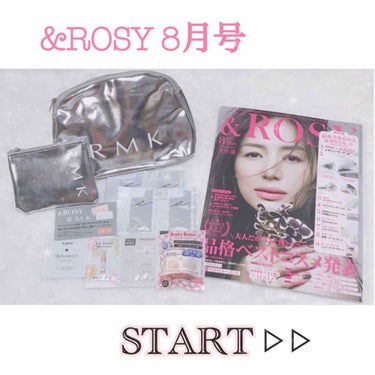 &ROSY &ROSY  2019年8月号のクチコミ「【MAGAZINE】

今回は、発売前からずっと狙っていた
「&ROSY 8月号」を購入してき.....」（1枚目）