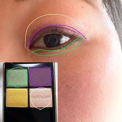 オンブル ジェ/GUERLAIN/アイシャドウパレットを使ったクチコミ(2枚目)