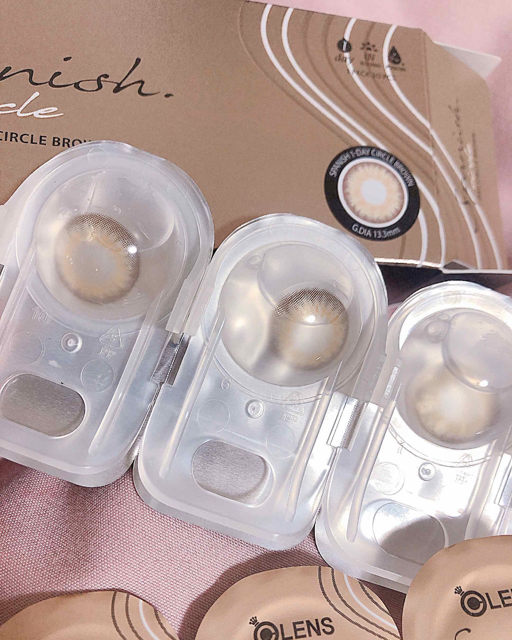 Spanish (スパニッシュ)/OLENS/カラーコンタクトレンズを使ったクチコミ（3枚目）