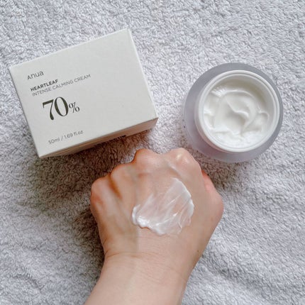 ドクダミ 70 インテンスカーミングクリーム/Anua/フェイスクリームを使ったクチコミ(4枚目)