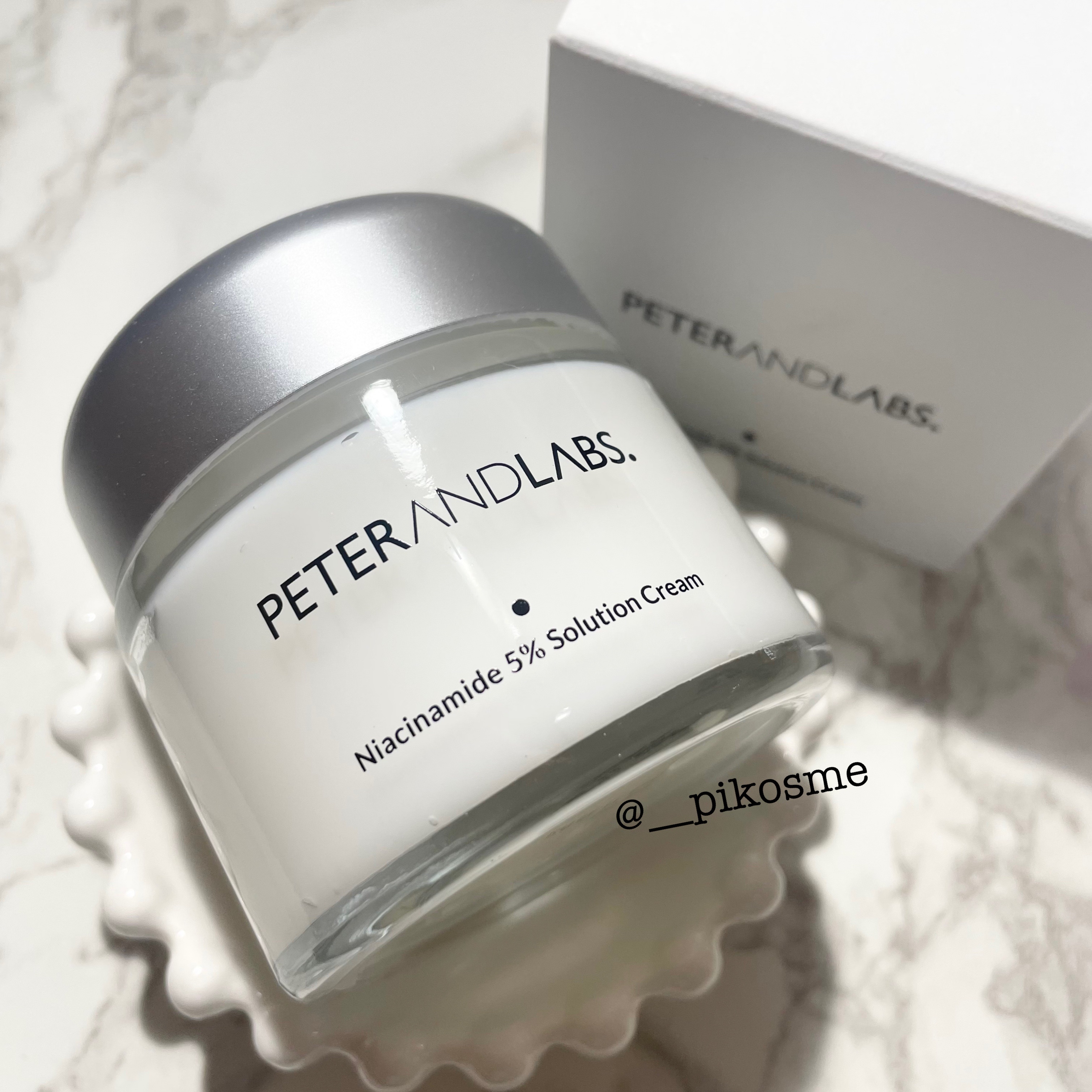 ナイアシンアミド5% ソリューション モイスチャークリーム/PETERANDLABS/フェイスクリームを使ったクチコミ（1枚目）