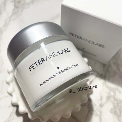ナイアシンアミド5% ソリューション モイスチャークリーム/PETERANDLABS/フェイスクリームを使ったクチコミ(1枚目)