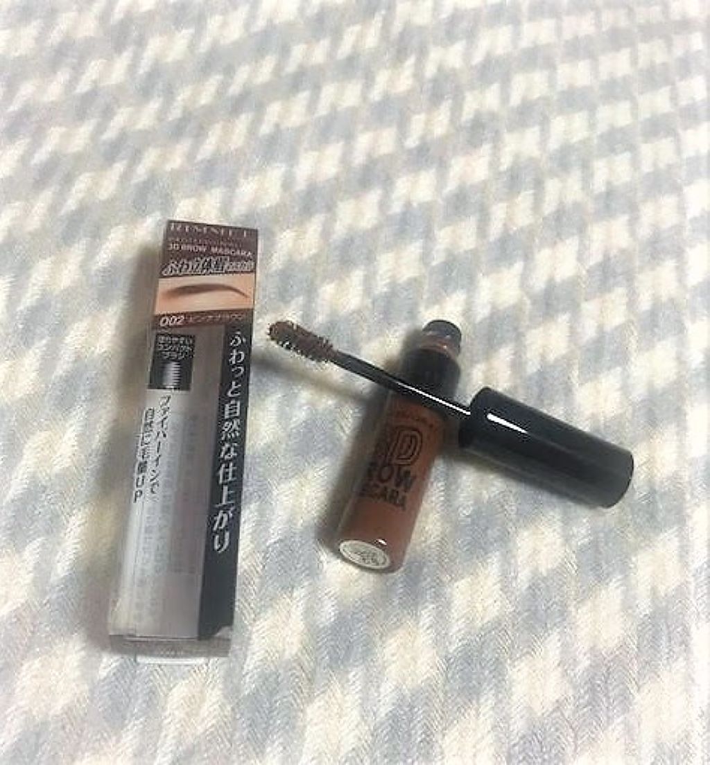 プロフェッショナル 3Dブロウ マスカラ 002 ピンクブラウン/リンメル ロンドン/眉マスカラを使ったクチコミ（1枚目）