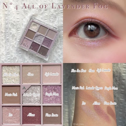 グリッターペディアアイパレット/unleashia/アイシャドウパレットを使ったクチコミ(5枚目)