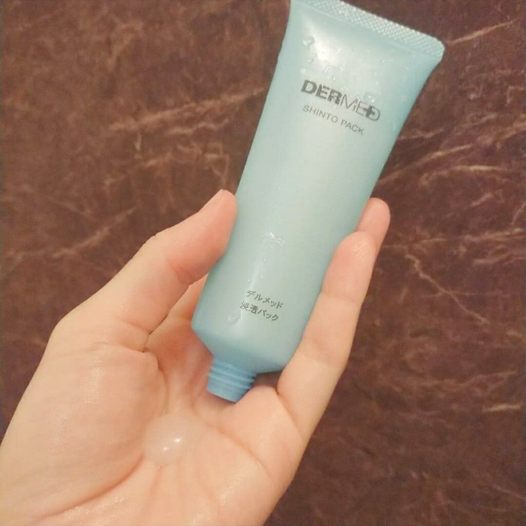 デルメッド 浸透パックのクチコミ「デルメッド 
浸透パック
.
オススメ度⭐⭐⭐⭐⭐
のここ最近のお風呂スキンケア、ヒットアイテ.....」（2枚目）