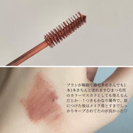 スキニーカラーブロウ/シアーズ/眉マスカラを使ったクチコミ(3枚目)