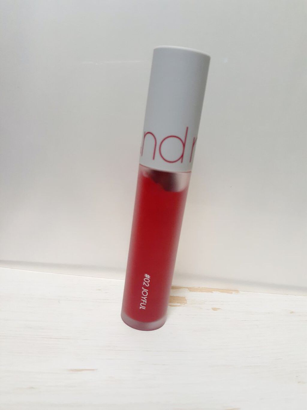 ゼロベルベットティント 02 ジョイフル(JOYFUL)/rom&nd/リップティントを使ったクチコミ（2枚目）