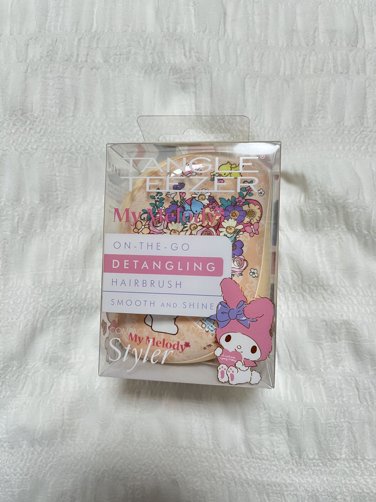 コンパクトスタイラー マイメロディ／フラワーガーデン/TANGLE TEEZER/ヘアブラシを使ったクチコミ（3枚目）