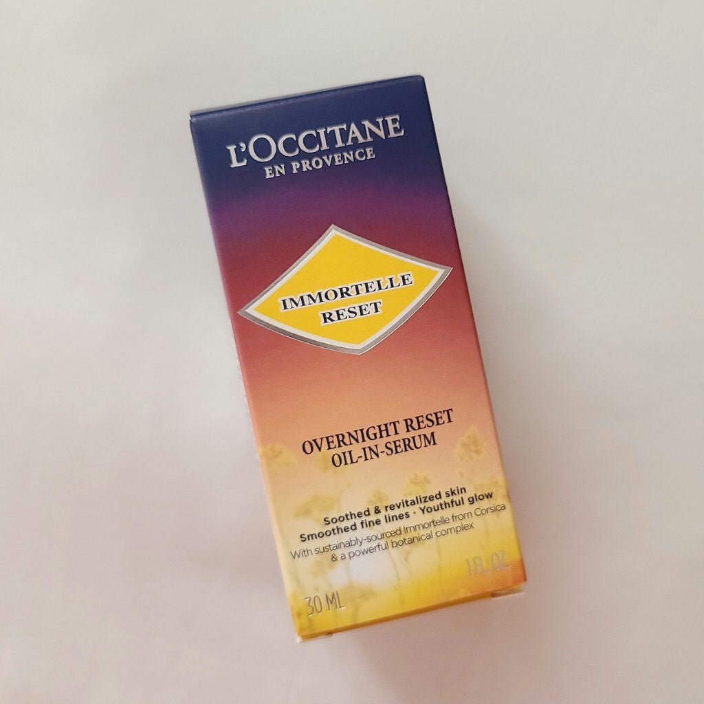 イモーテル オーバーナイトリセットセラム/L'OCCITANE/美容液を使ったクチコミ(4枚目)