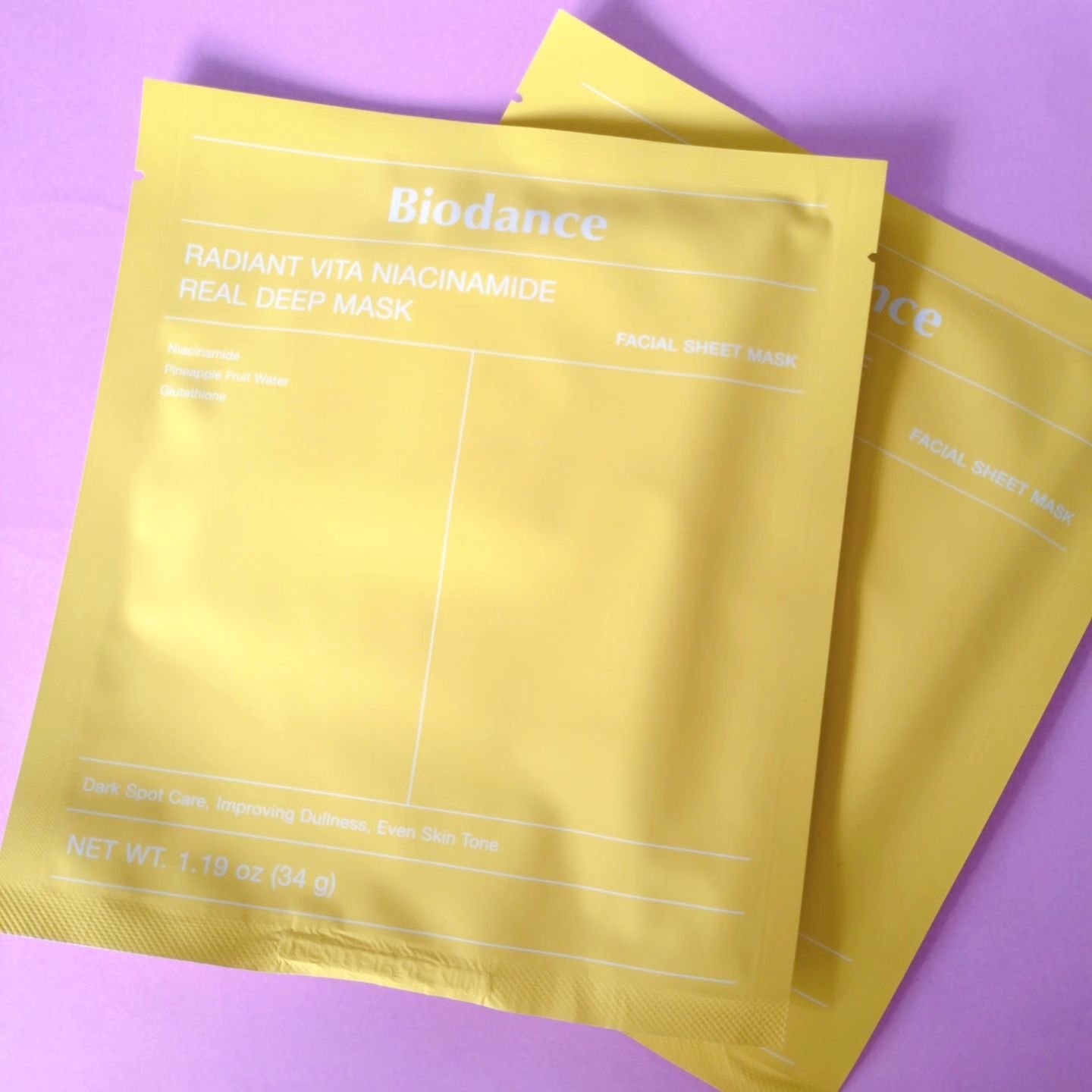 ビタナイアシンアミド リアルディープマスク/Biodance/シートマスク・パックを使ったクチコミ（2枚目）