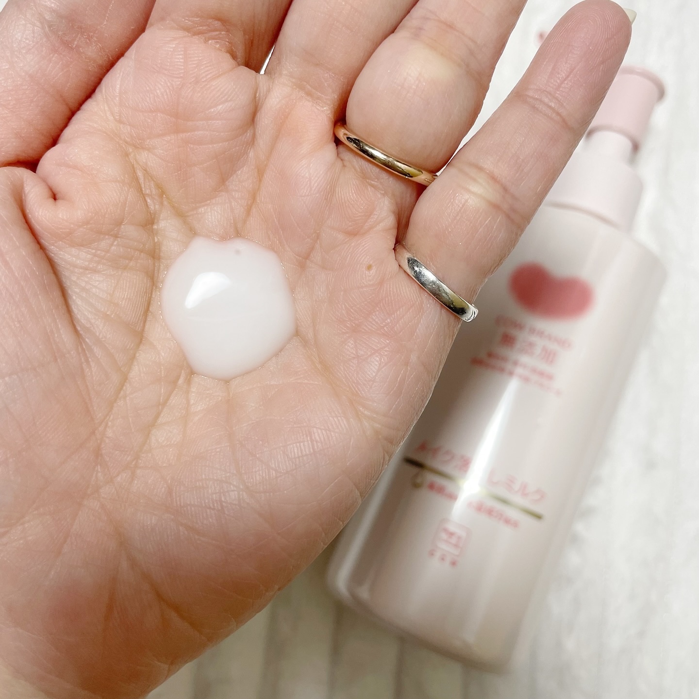 メイク落としミルク/カウブランド無添加/ミルククレンジングを使ったクチコミ（3枚目）