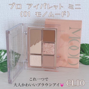 プロ アイパレット ミニ 01 MONO MOOD/CLIO/アイシャドウパレットを使ったクチコミ（1枚目）