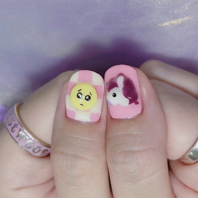 なかやまちえこ on LIPS 「🥺❔🦄☁️💖⠀⠀ベースのデザインはお伝え頂き+絵文字の3Dです..」(2枚目)