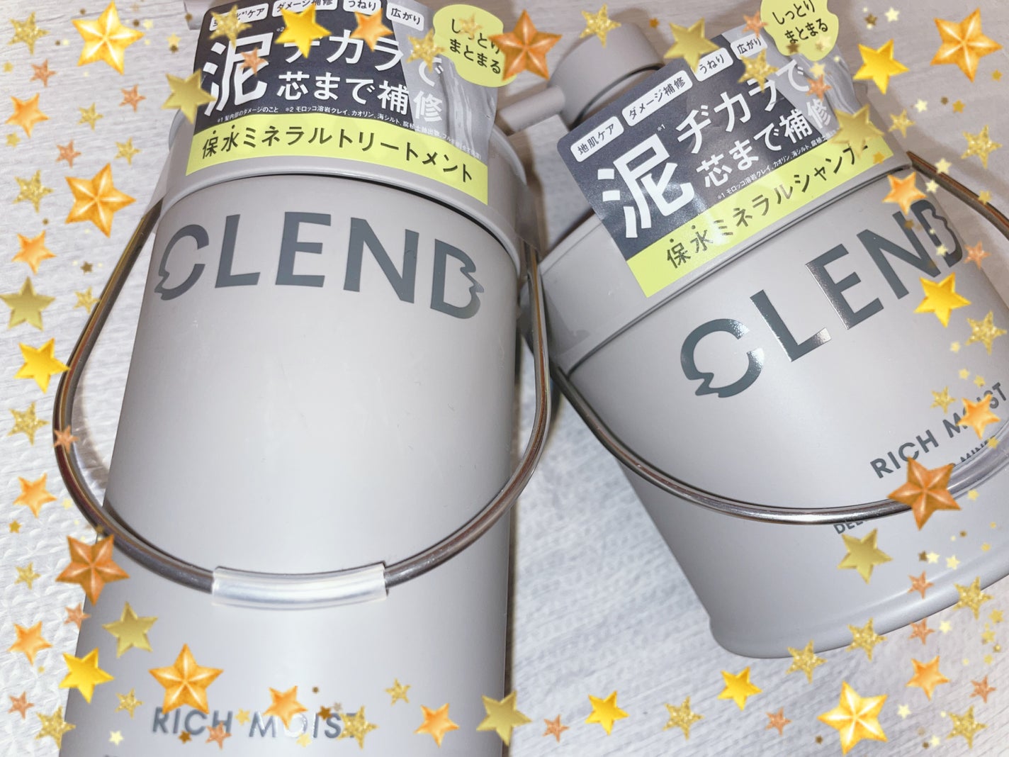リッチモイスト ディープクレンジング ミネラル シャンプー/ディープリペア ミネラル トリートメント/CLEND/市販シャンプーを使ったクチコミ(1枚目)