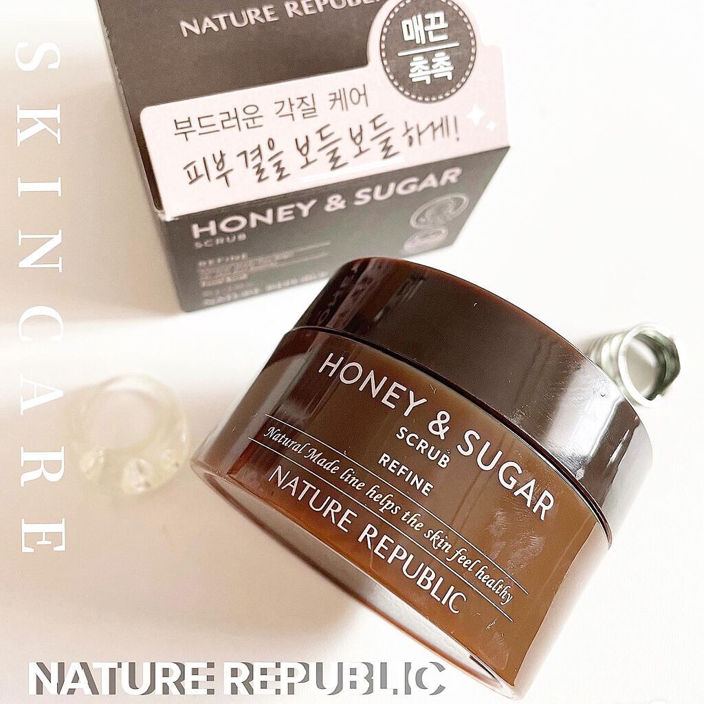 ナチュラルメイドハニーアンドシュガースクラブ/ネイチャーリパブリック/その他スキンケアを使ったクチコミ(1枚目)