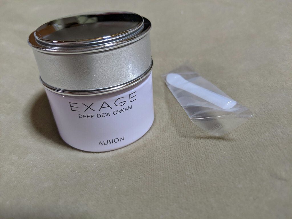 エクサージュ ディープデュウ クリーム/ALBION/フェイスクリームを使ったクチコミ(1枚目)