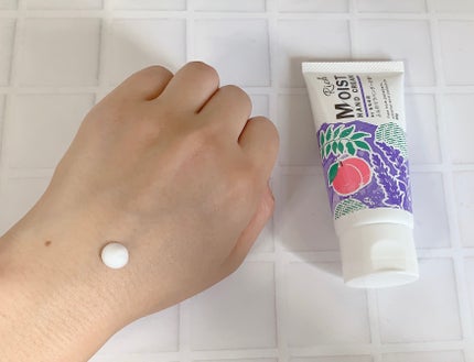 ももの花 モイストハンドクリーム すっきりピーチの香り/オリヂナル/ハンドクリームを使ったクチコミ(8枚目)