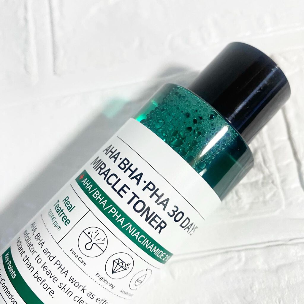 AHA·BHA·PHA 30デイズミラクルトナー/SOME BY MI/化粧水を使ったクチコミ（3枚目）