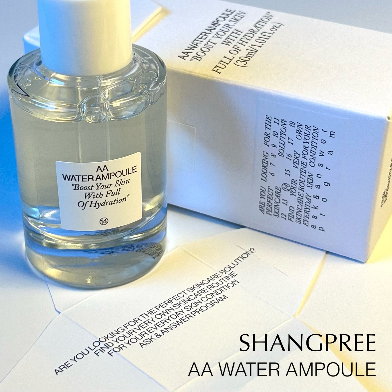 AAウォーターアンプル/Shangpree/美容液を使ったクチコミ（2枚目）