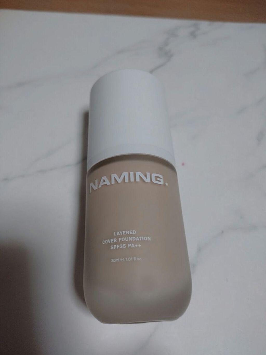 レイヤード カバーファンデーション 21Y/NAMING./リキッドファンデーションを使ったクチコミ（1枚目）