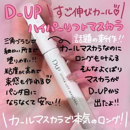 ハイパーリフトマスカラ/D-UP/マスカラを使ったクチコミ(1枚目)
