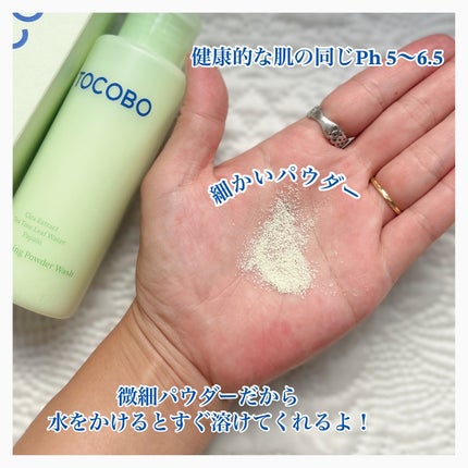 シカカーミングパウダーウォッシュ/TOCOBO/洗顔パウダーを使ったクチコミ(3枚目)