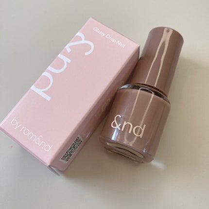 アンドバイロムアンド グラッシードロップネイル/&nd by rom&nd/マニキュアを使ったクチコミ(9枚目)