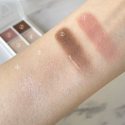 THE アイパレR/b idol/アイシャドウパレットを使ったクチコミ(4枚目)