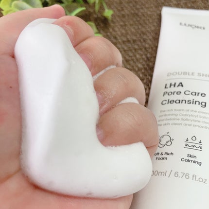 ダブルショットLHA毛穴ケアクレンジングフォーム /LUOKI/クレンジングクリームを使ったクチコミ(3枚目)