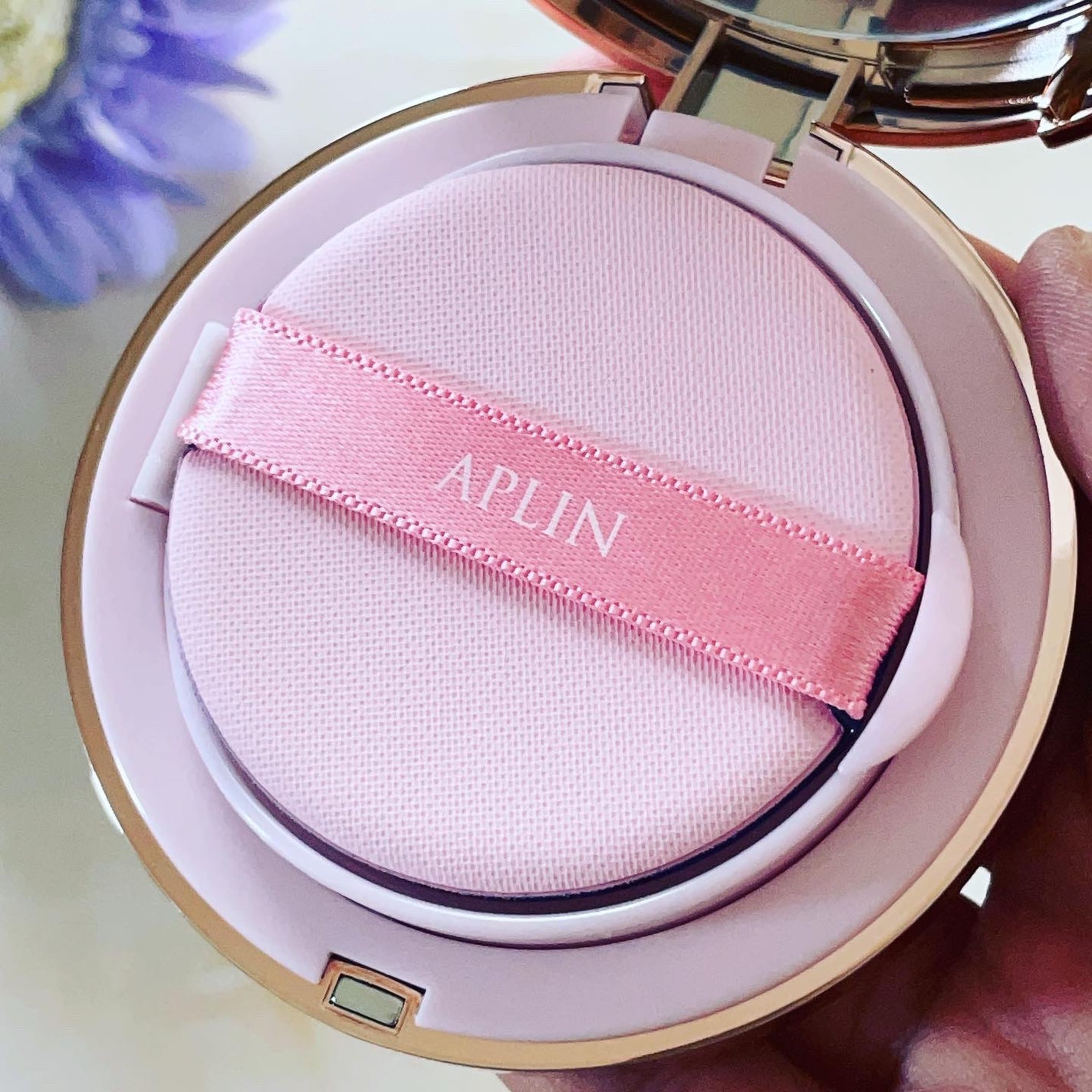 ピンクティーツリーカバークッション/APLIN/クッションファンデーションを使ったクチコミ(5枚目)